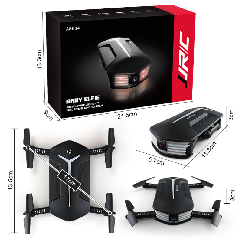 Drone selfie Baby Elfie JJRC H37 Mini avec manette G-Sensor