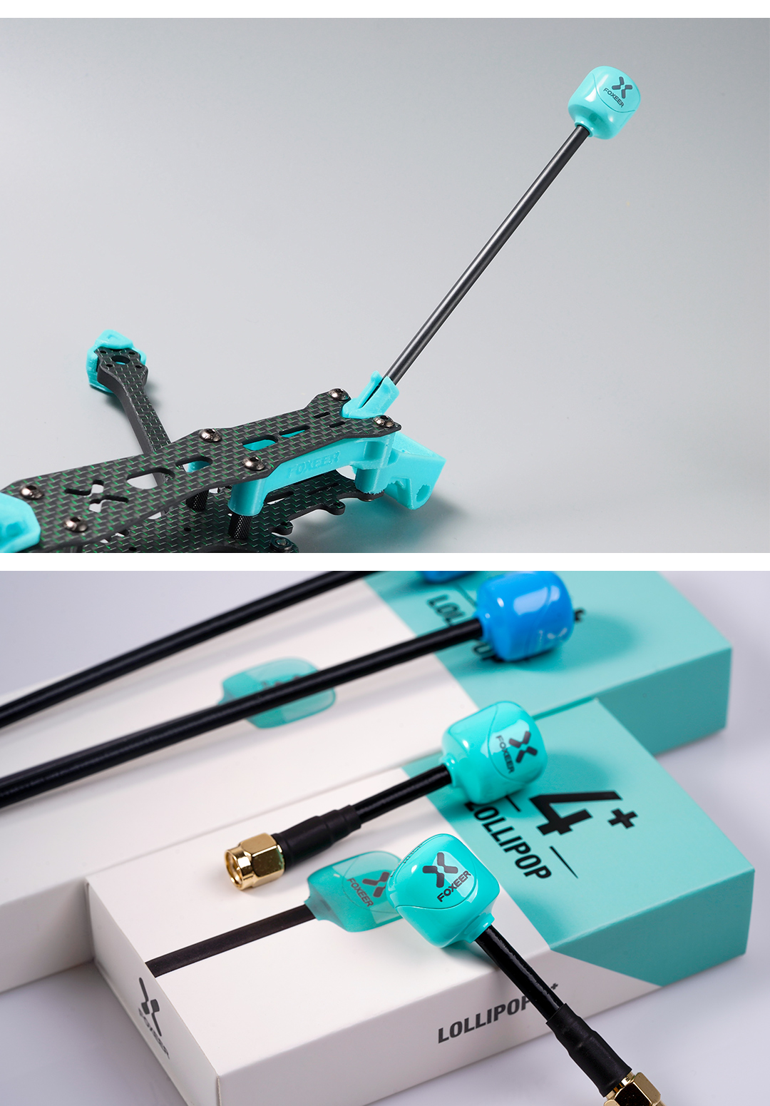 Antenne FPV Lollipop 5,8 GHz - Gain Élevé 3 DBi - Parfaite Pour Drone FPV Et Quadcopter
